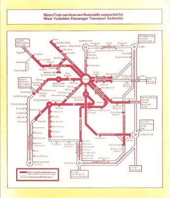 Image: MetroTrain diagram from around 1983.