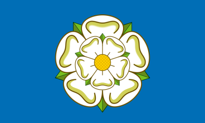 Image: Yorkshire flag (image lifted from Wikipedia).